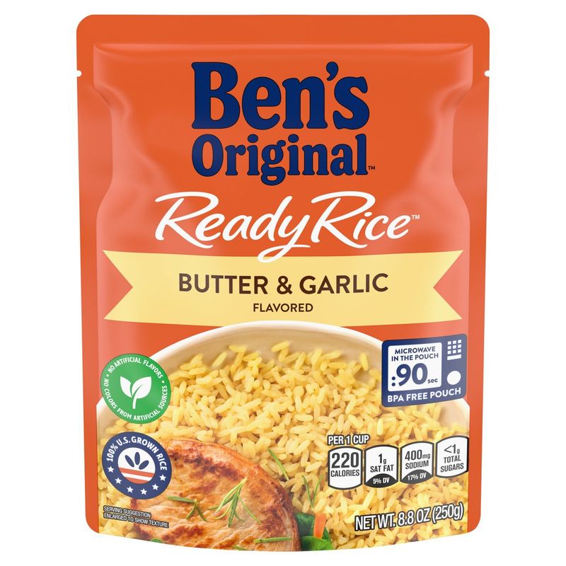 Ben's Original Ready Rice Butter &amp; Garlic, 8.8 oz