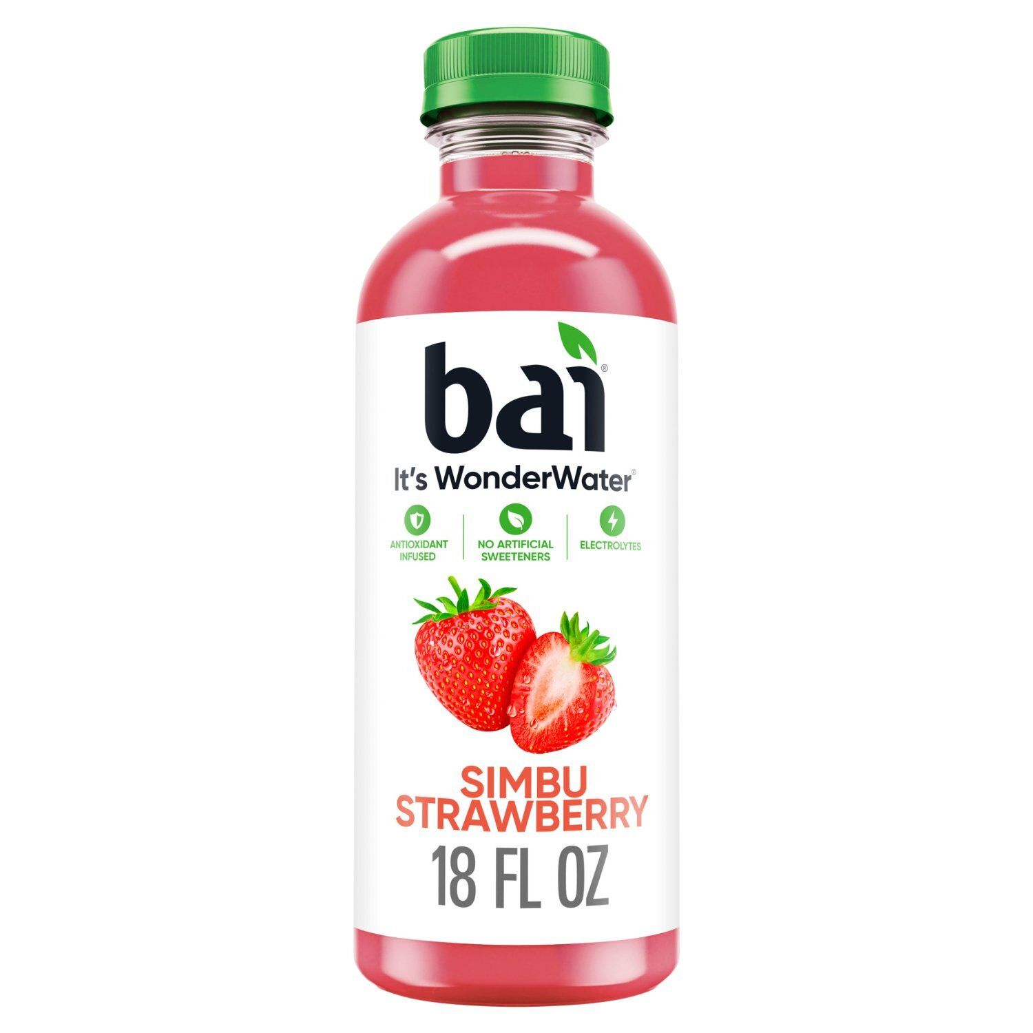 Bai It's WonderWater Simbu Strawberry Flavored Antioxidant Beverage, 18 fl oz