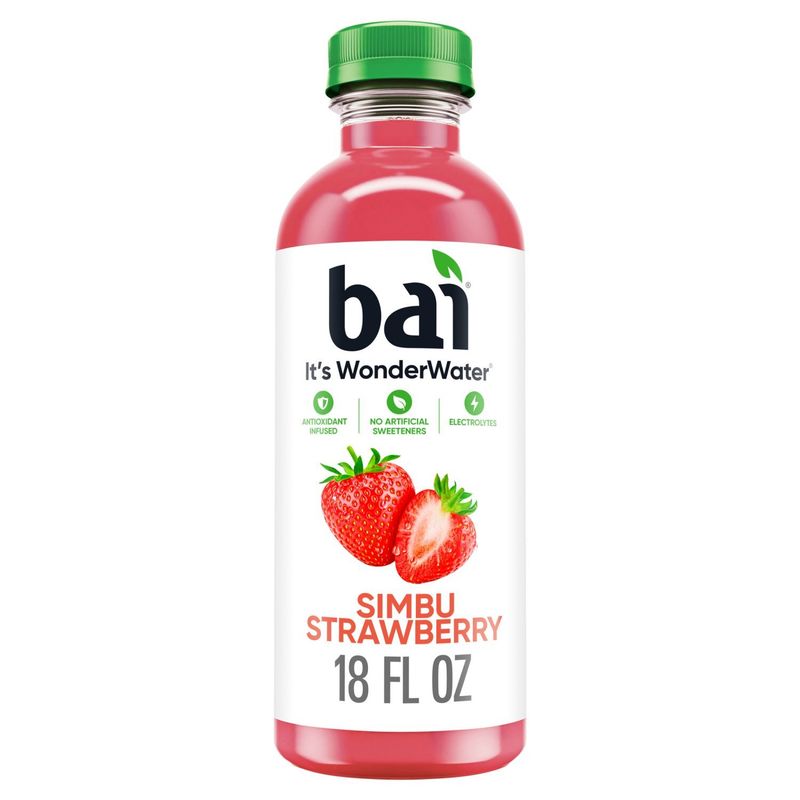 Bai It's WonderWater Simbu Strawberry Flavored Antioxidant Beverage, 18 fl oz