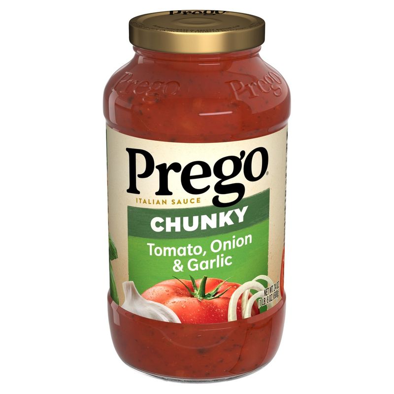 Prego Chunky Tomato, Onion &amp; Garlic Italian Sauce, 24 oz