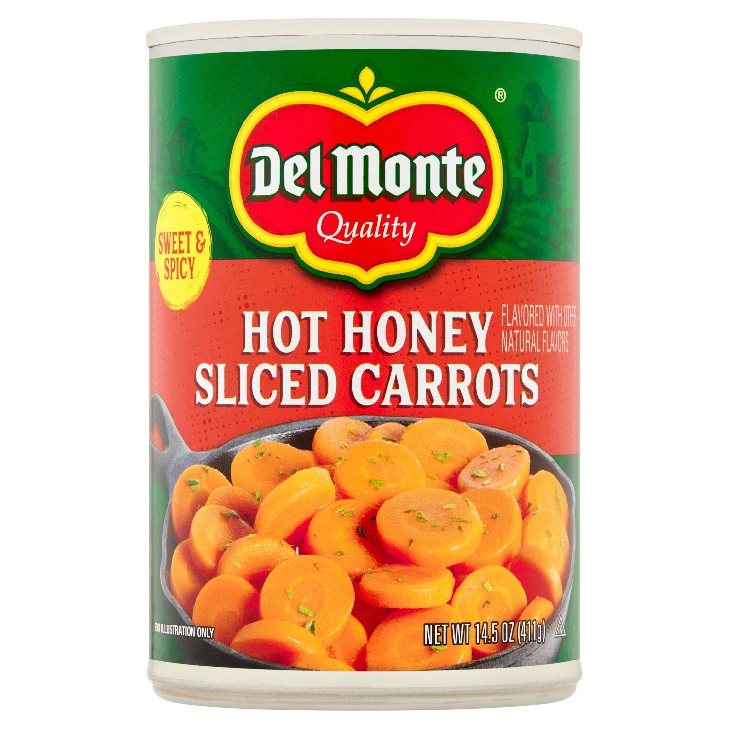 Del Monte Hot Honey Sliced Carrots, 14.5 oz