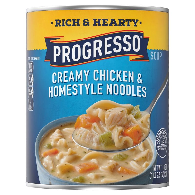 Progresso Creamy Chicken &amp; Homestyle Noodles Soup, 18.5 oz