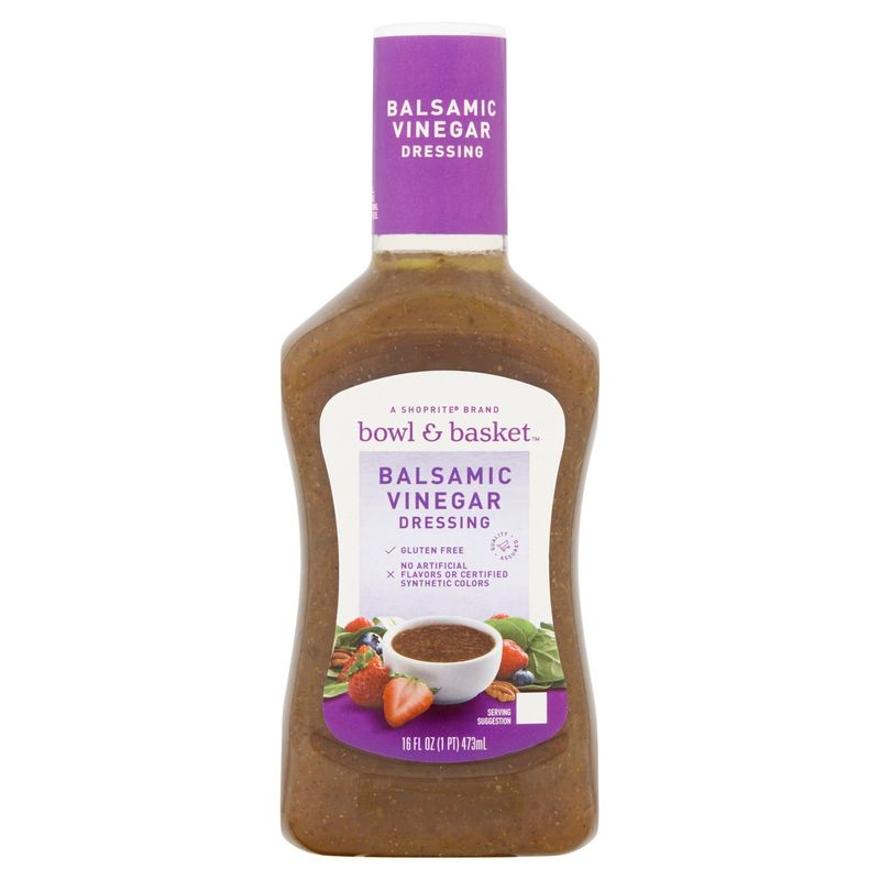 Bowl &amp; Basket Balsamic Vinegar Dressing, 16 fl oz