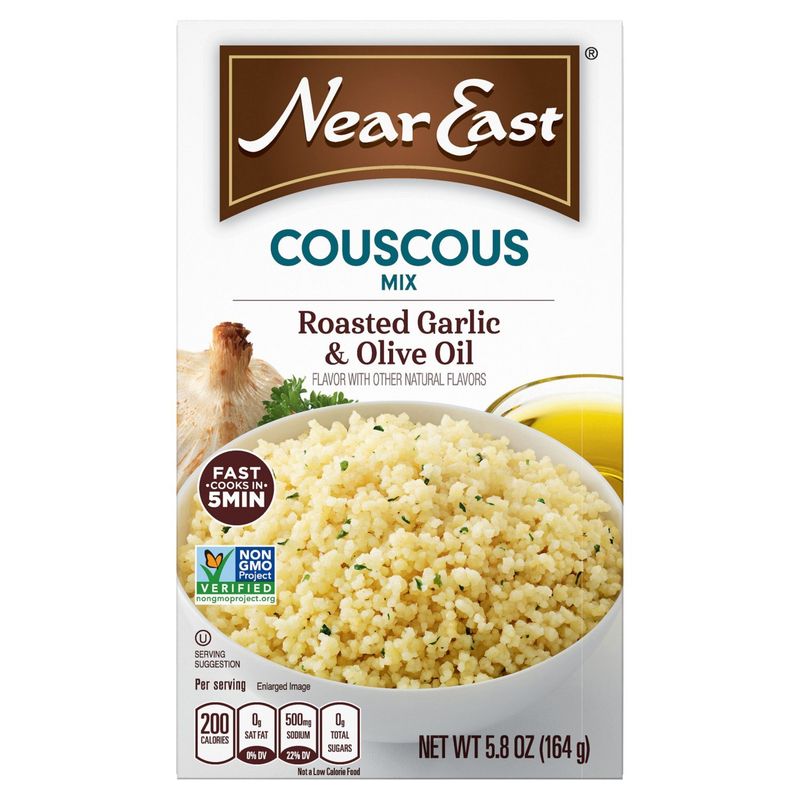 Near East Roasted Garlic &amp; Olive Oil Couscous Mix, 5.0 oz