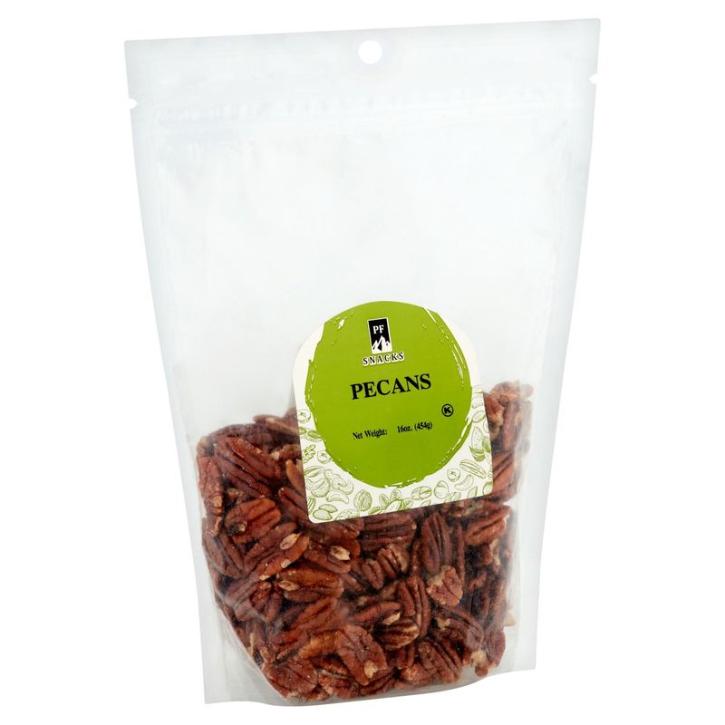 PF Snacks Pecans, 16 oz