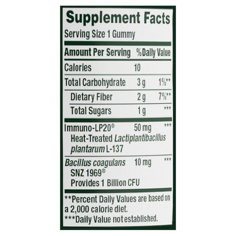 Nature's Bounty Tropical Mango Prebiotic+Postbiotic Probiotic Gummies Dietary Supplement, 30 count