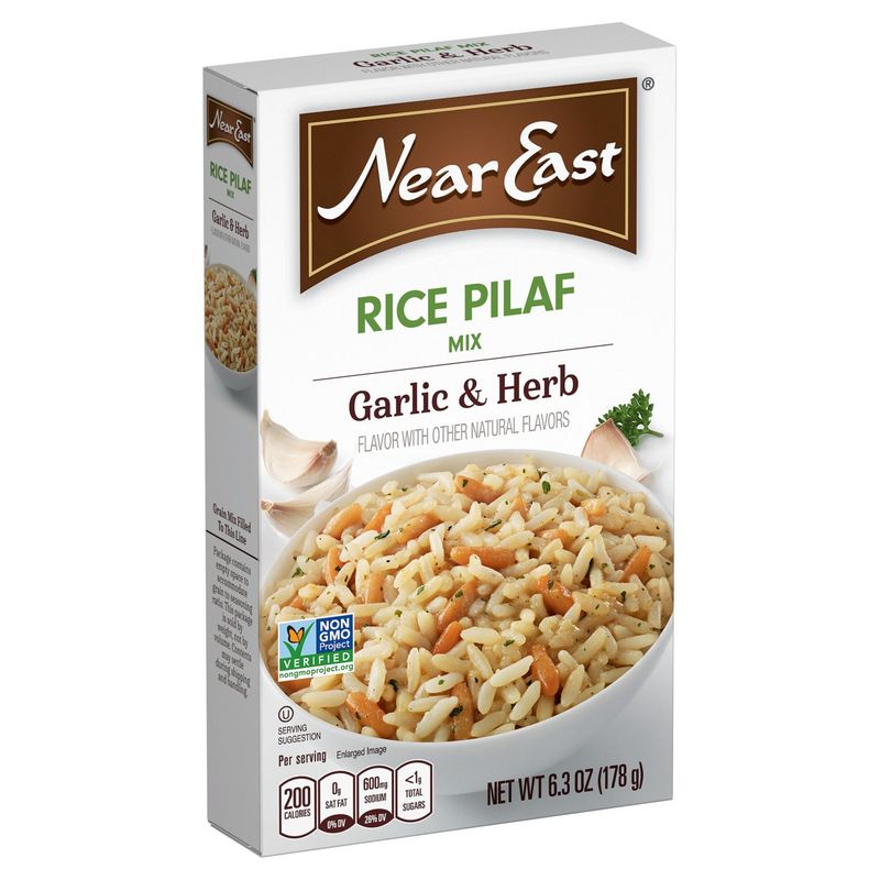 Near East Garlic &amp; Herb Rice Pilaf Mix, 6.3 oz