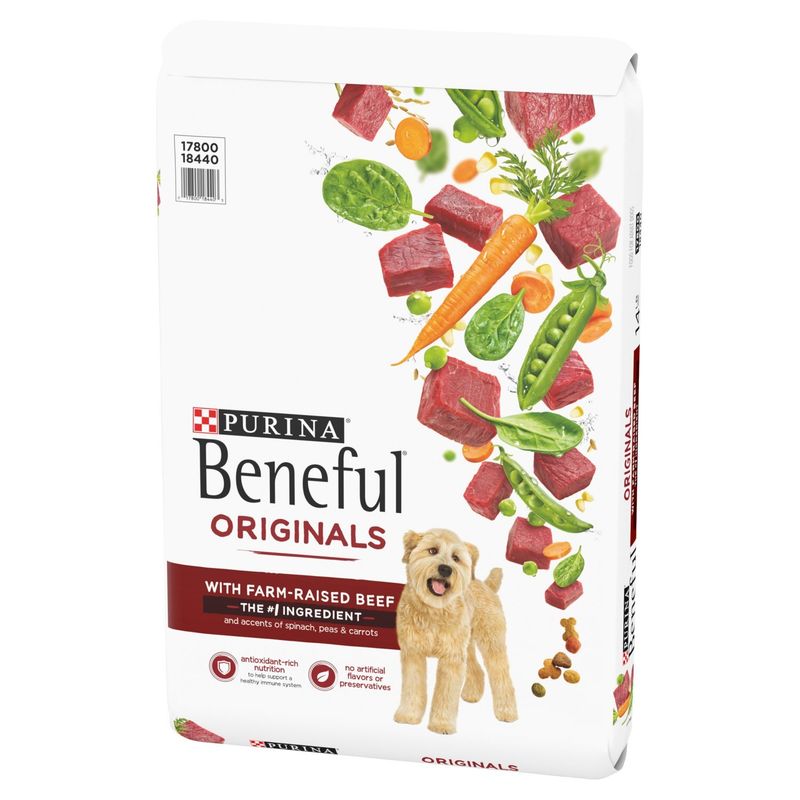 Purina Beneful Originals with Farm-Raised Beef Food for Adult Dogs, 14 lb