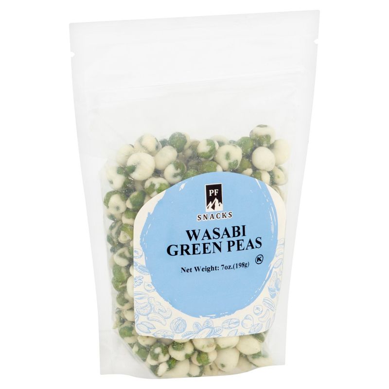 PF Snacks Wasabi Green Peas, 7 oz