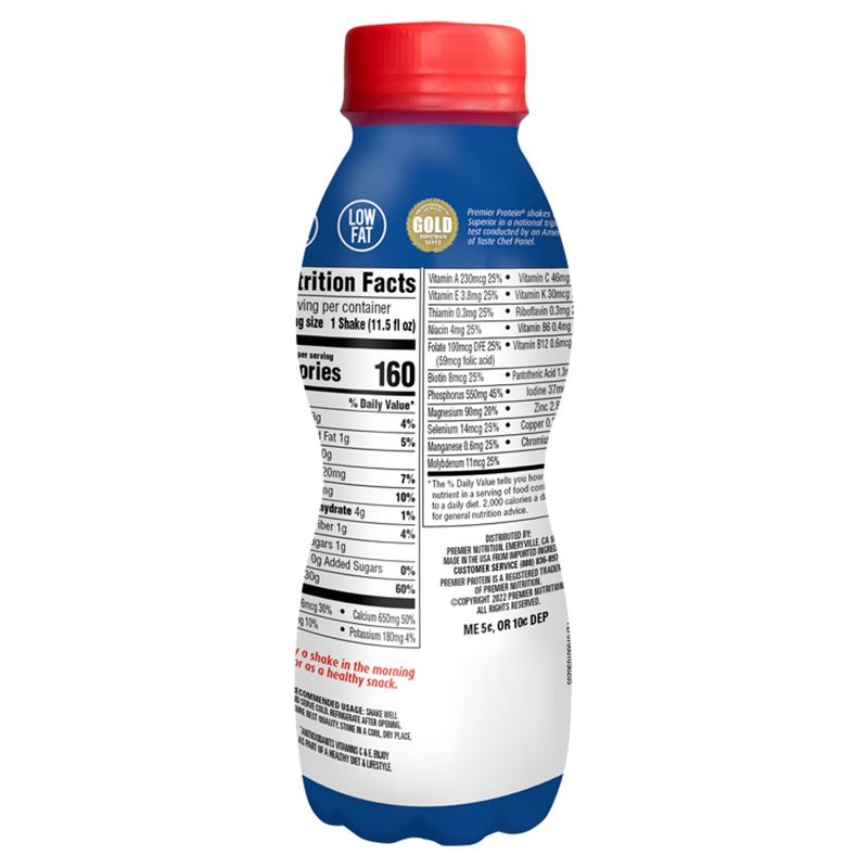 Premier Protein Vanilla High Protein Shake, 11.5 fl oz