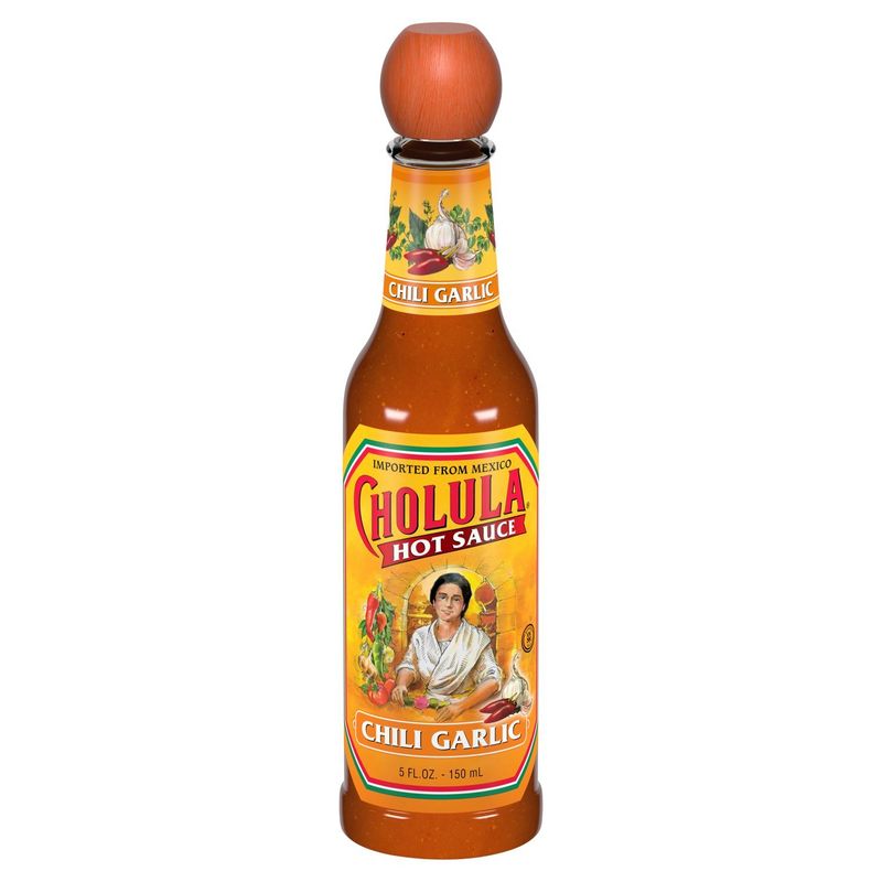 Cholula Chili Garlic Hot Sauce, 5 fl oz