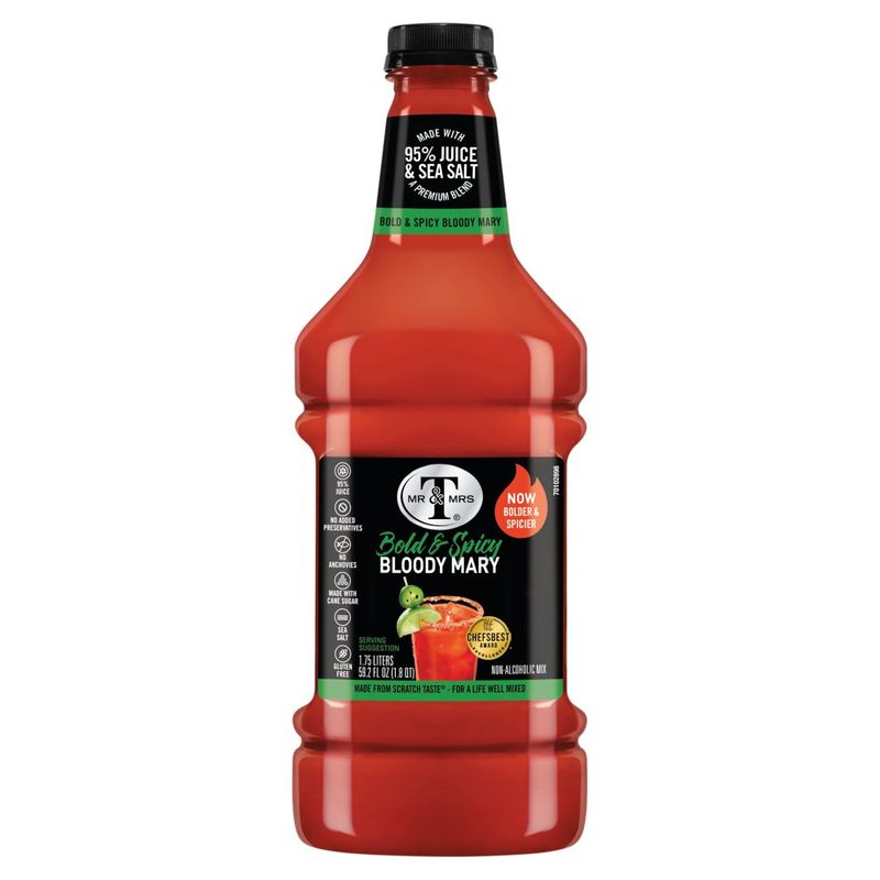 Mr &amp; Mrs T Bold &amp; Spicy Bloody Mary Non-Alcoholic Mix, 59.2 fl oz