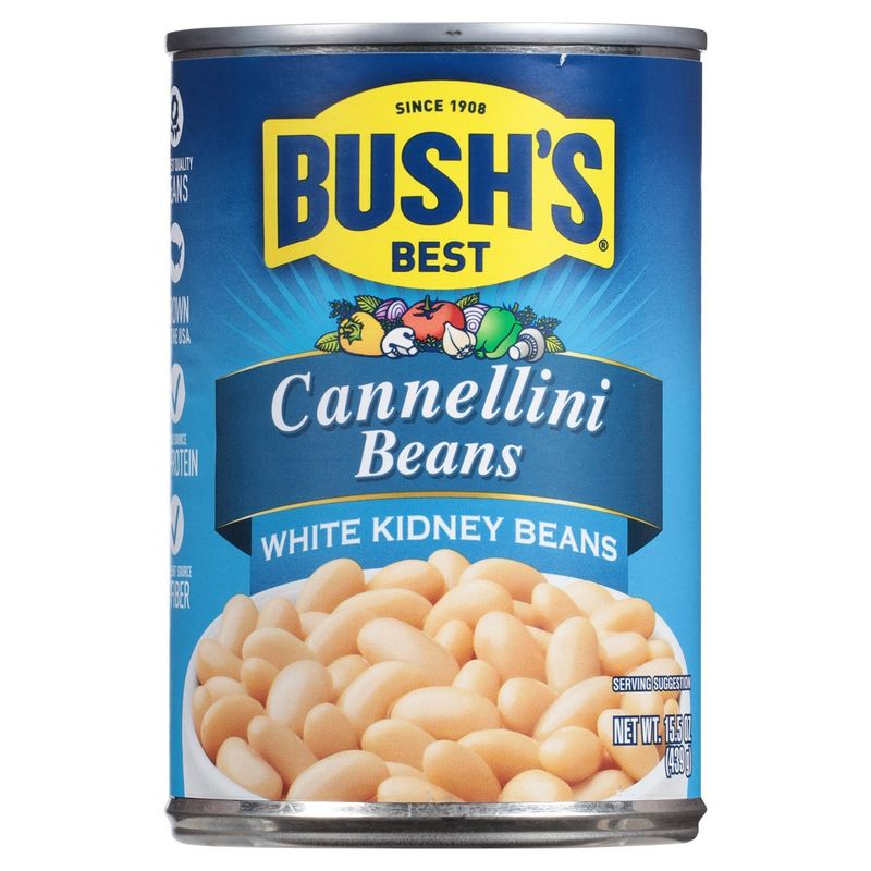 Bush's Best Cannellini White Kidney Beans, 15.5 oz