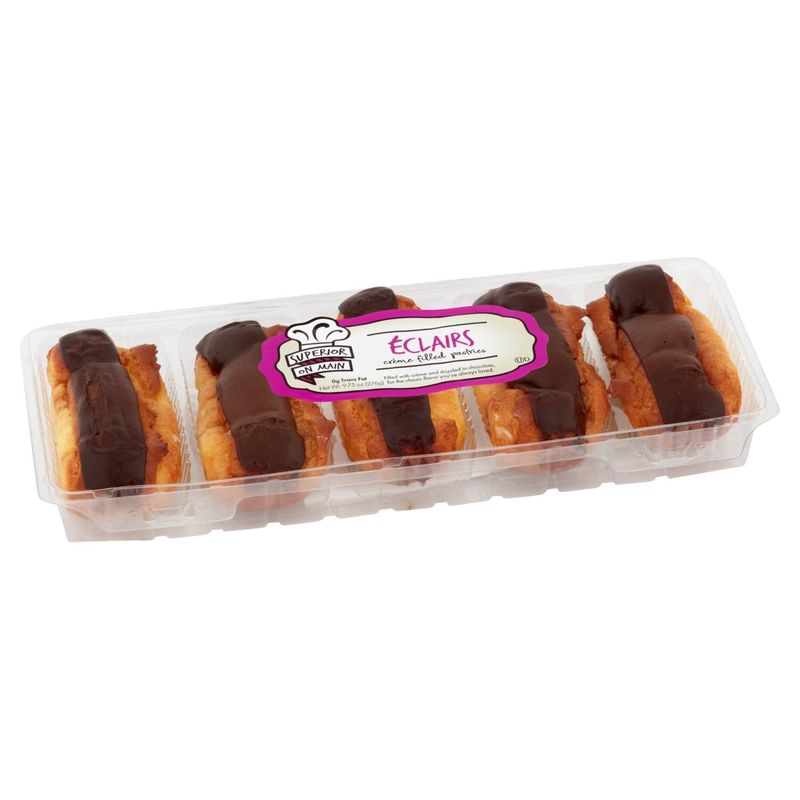 Superior on Main Crème Filled Pastries Éclairs, 5 count, 9.75 oz