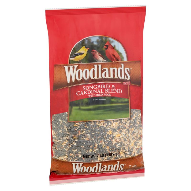 Kaytee Woodlands Songbird &amp; Cardinal Blend Wild Bird Food, 7 lb