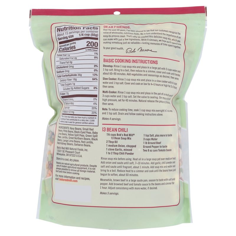 Bob's Red Mill 13 Bean Soup Mix, 29 oz