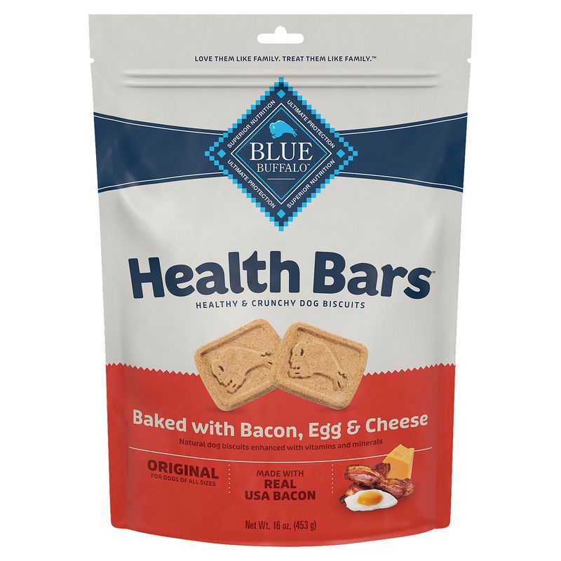 Blue Buffalo Health Bars Original Healthy &amp; Crunchy Dog Biscuits, 16 oz