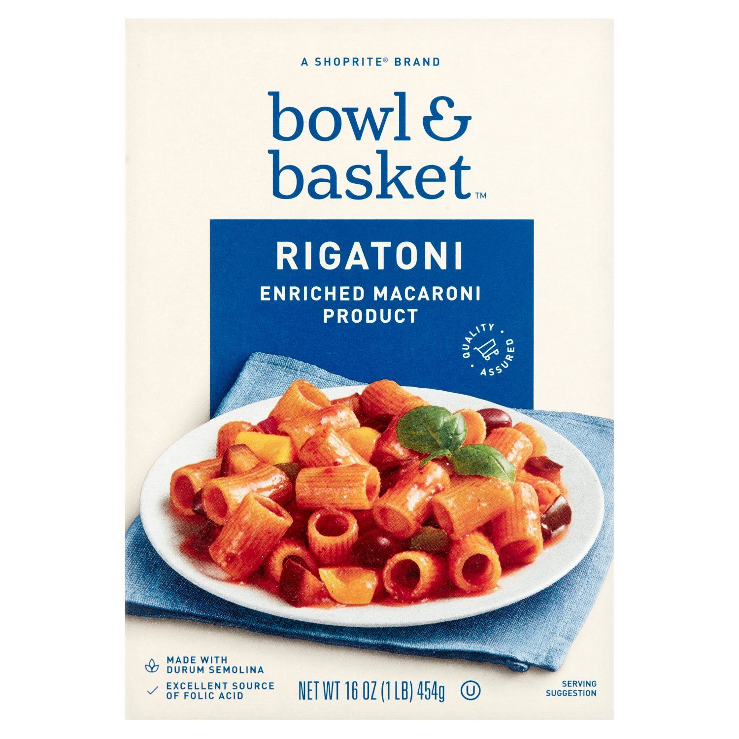 Bowl &amp; Basket Rigatoni Pasta, 16 oz
