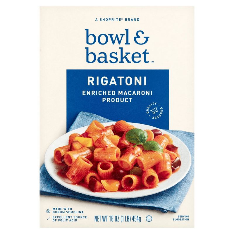 Bowl &amp; Basket Rigatoni Pasta, 16 oz