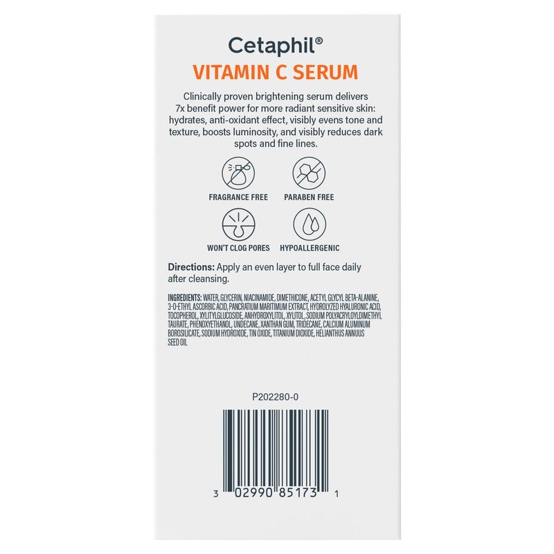 Cetaphil Vitamin C Serum, 1 fl oz