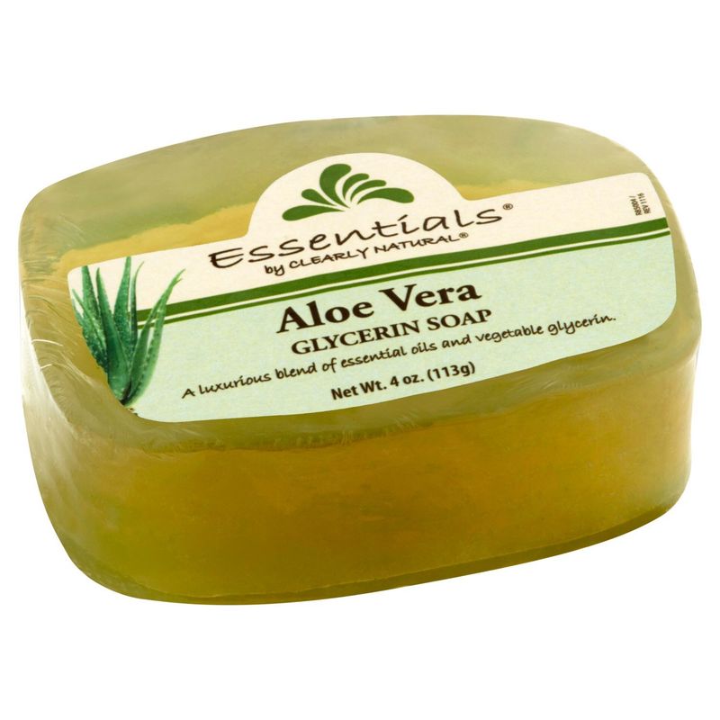 Clearly Natural Essentials Aloe Vera Glycerin Soap, 4 oz