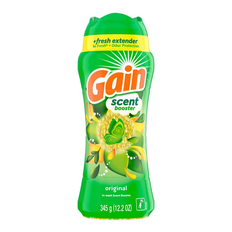 Gain In-Wash Laundry Scent Booster, Original Scent, 12.2 OZ, Fresh Extender + Odor Protection