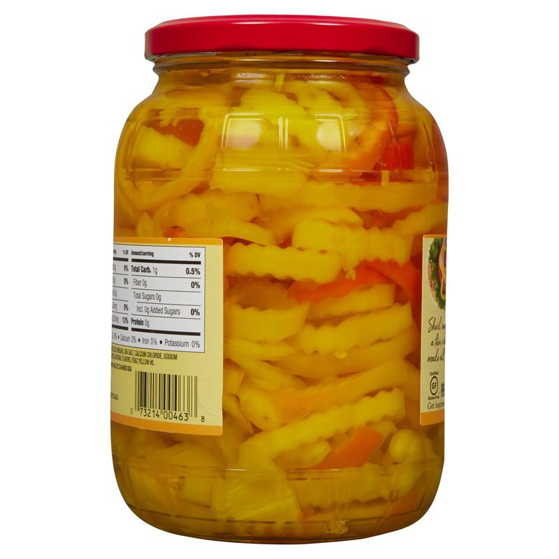 Mezzetta Mild Banana Pepper Rings, 32 fl oz