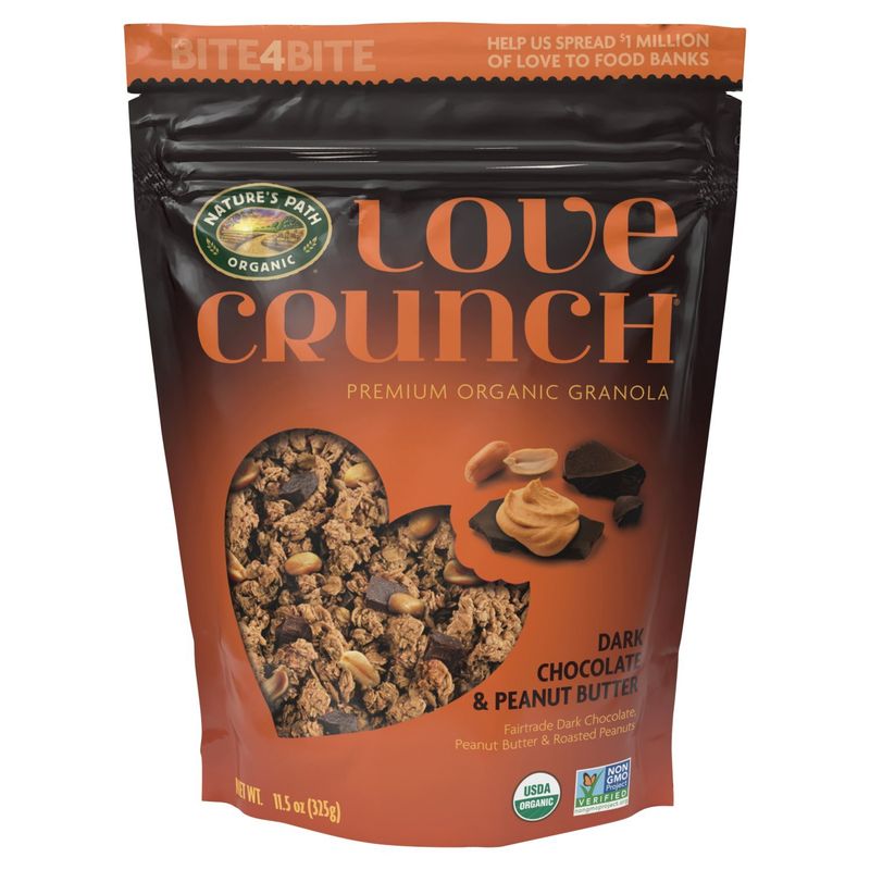 Nature's Path Love Crunch Dark Chocolate &amp; Peanut Butter Granola, 11.5 oz