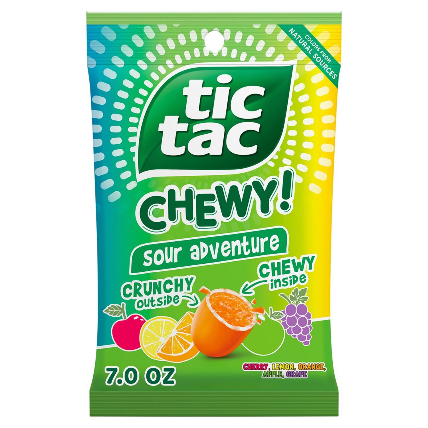 Tic Tac Chewy! Sour Adventure Candy, 7.0 oz