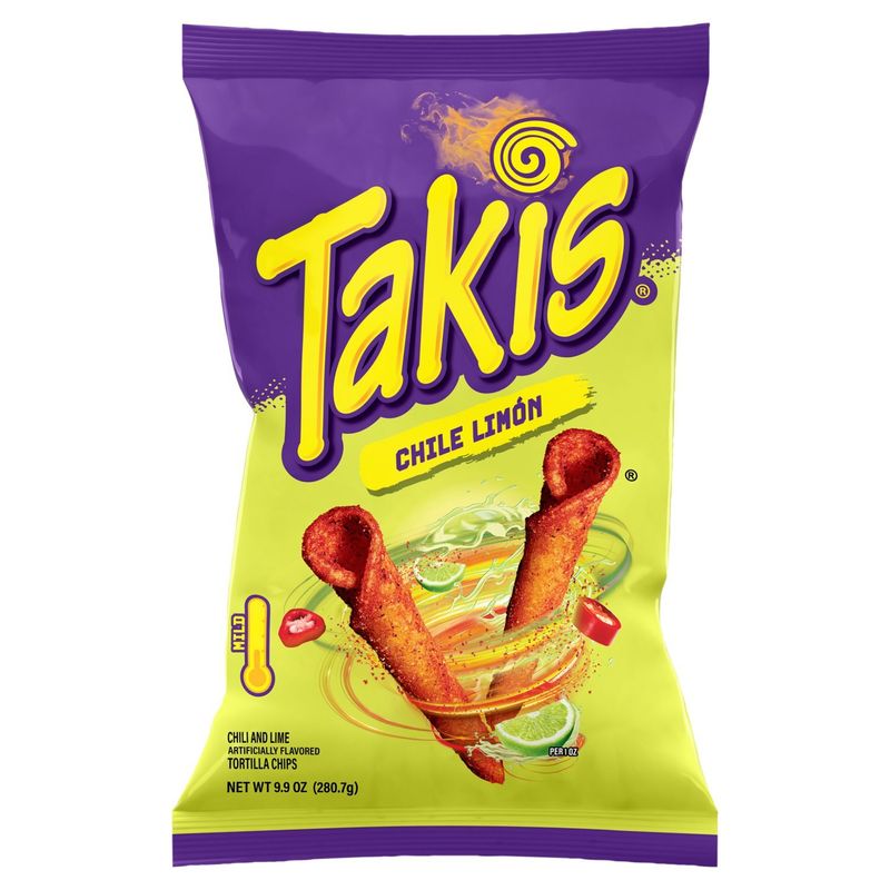 Takis Chile and Lime Tortilla Chips, 9.9 oz