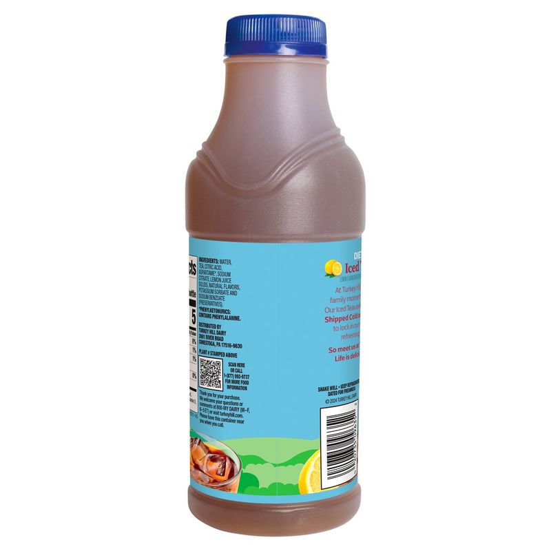 Turkey Hill Diet Lemon Flavored Iced Tea, 18.5 fl oz