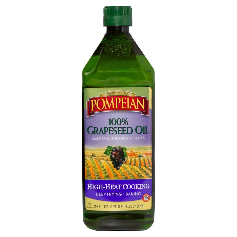 Pompeian 100% Grapeseed Oil, 24 fl oz