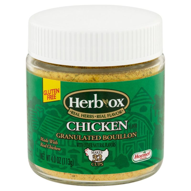 Hormel Foods Herb-Ox Chicken Flavor Granulated Bouillon, 4.0 oz