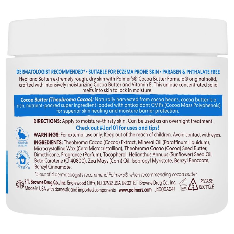 PALMER'S Cocoa Butter Formula Original Solid, 3.5 oz