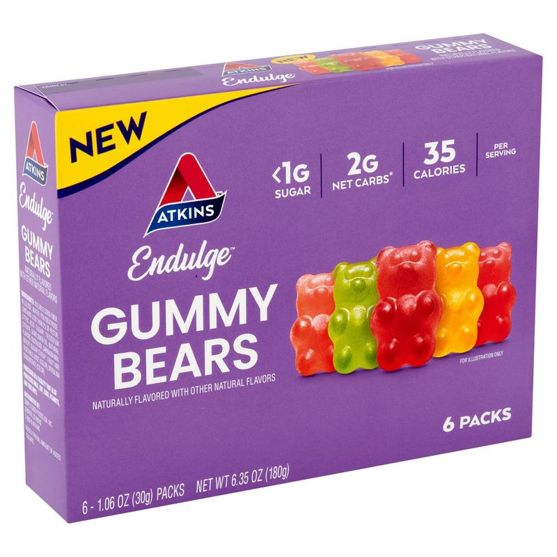 Atkins Endulge Gummy Bears, 1.06 oz, 6 count