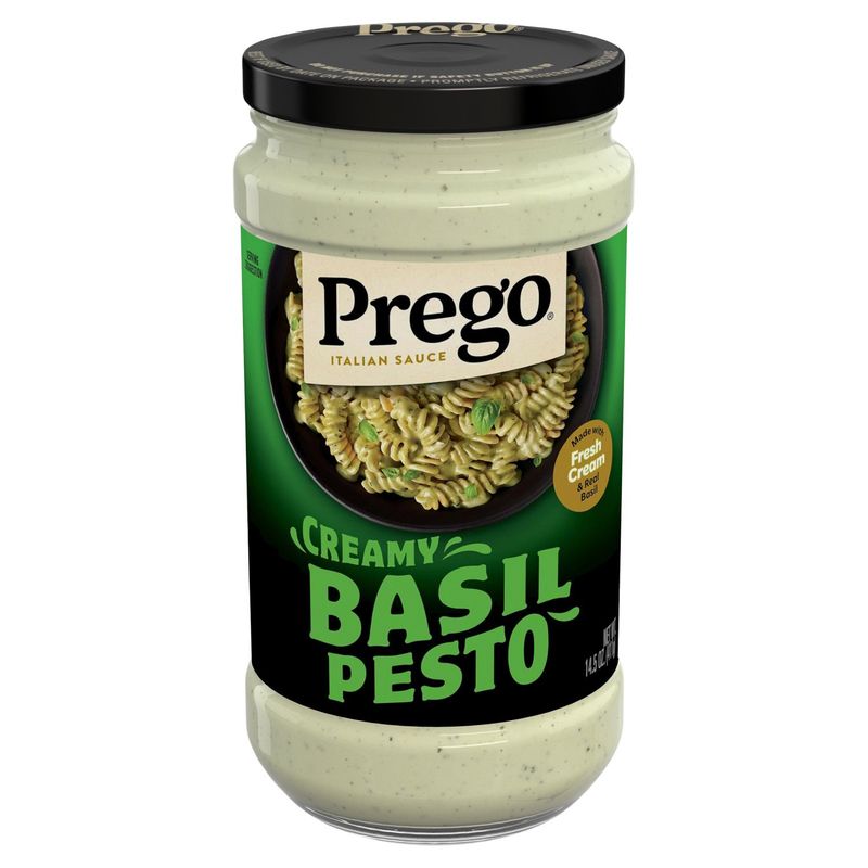 Prego Creamy Basil Pesto Italian Sauce, 14.5 oz