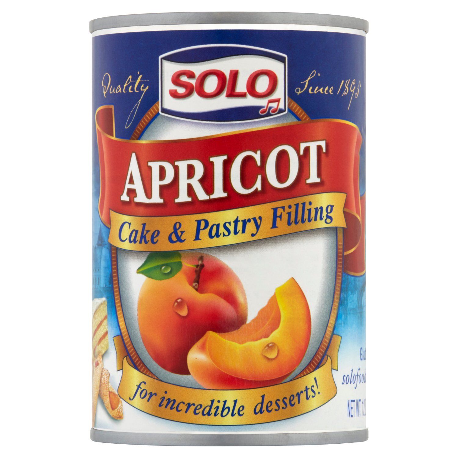 Solo Apricot Cake &amp; Pastry Filling, 12 oz