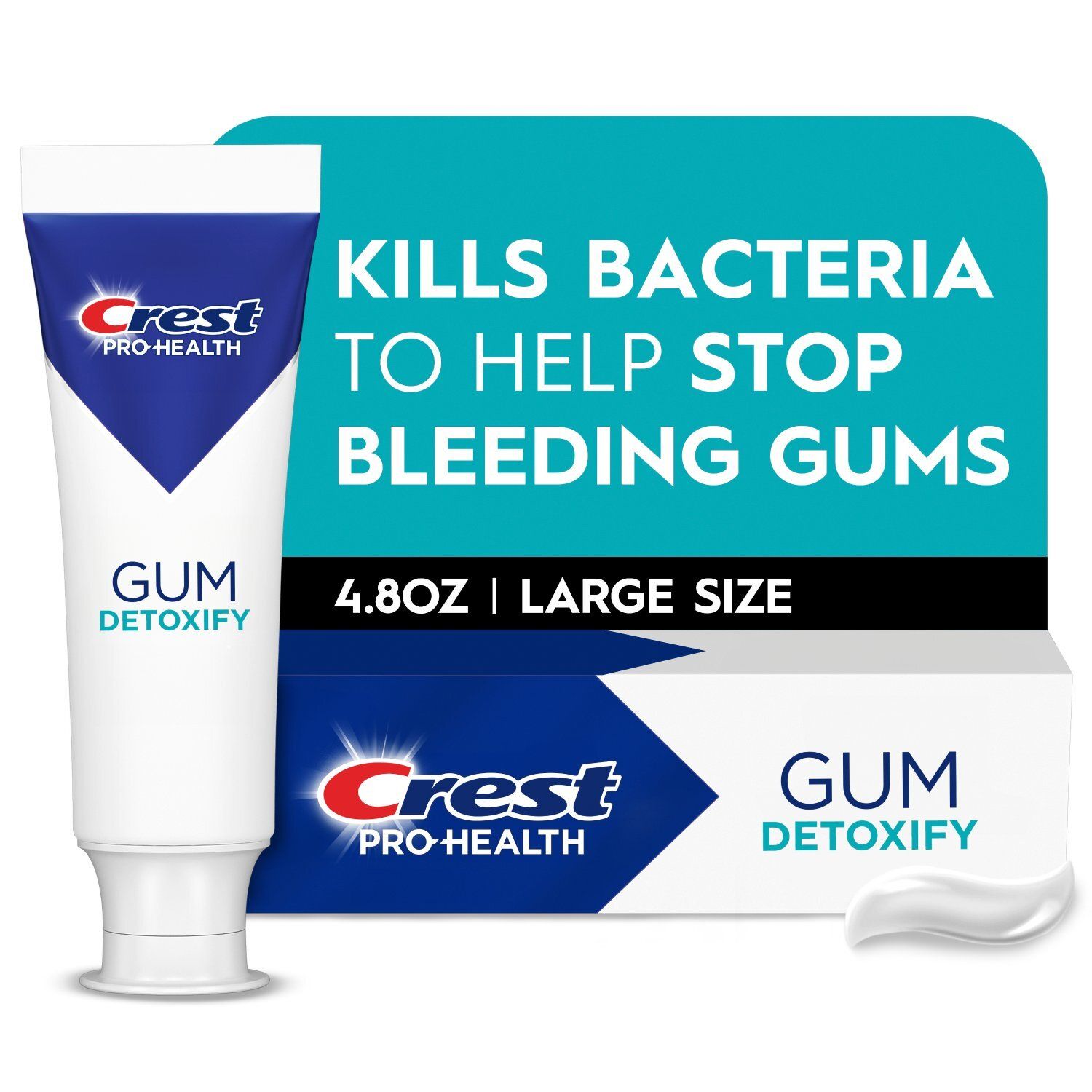 Crest Pro-Health Gum Detoxify Toothpaste 4.8 oz -  Anticavity, Antibacterial fluoride Toothpaste, C
