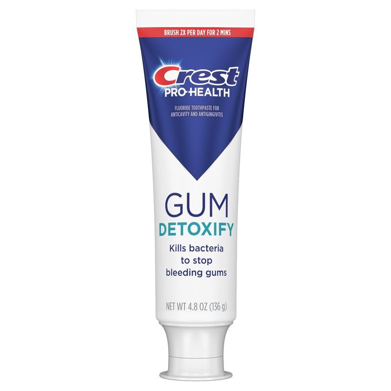 Crest Pro-Health Gum Detoxify Toothpaste 4.8 oz -  Anticavity, Antibacterial fluoride Toothpaste, C