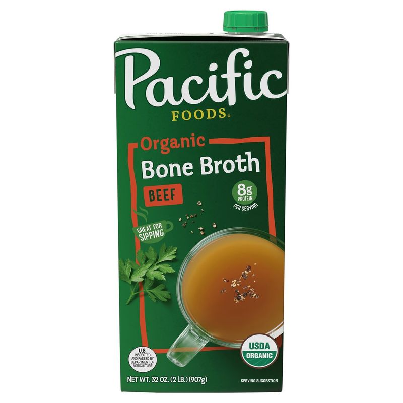 Pacific Foods Organic Beef Bone Broth, 32 oz