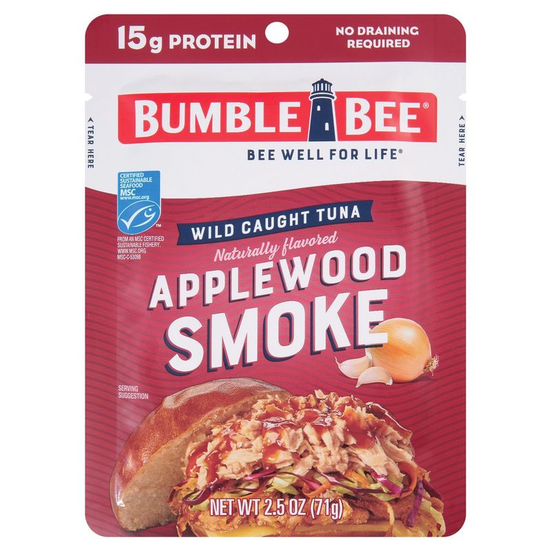 Bumble Bee Applewood Smoke Tuna, 2.5 oz