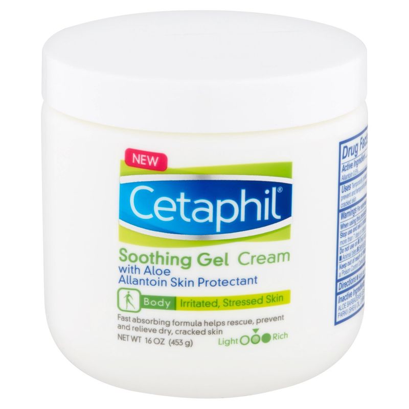 Cetaphil Body Soothing Gel Cream with Aloe, 16 oz