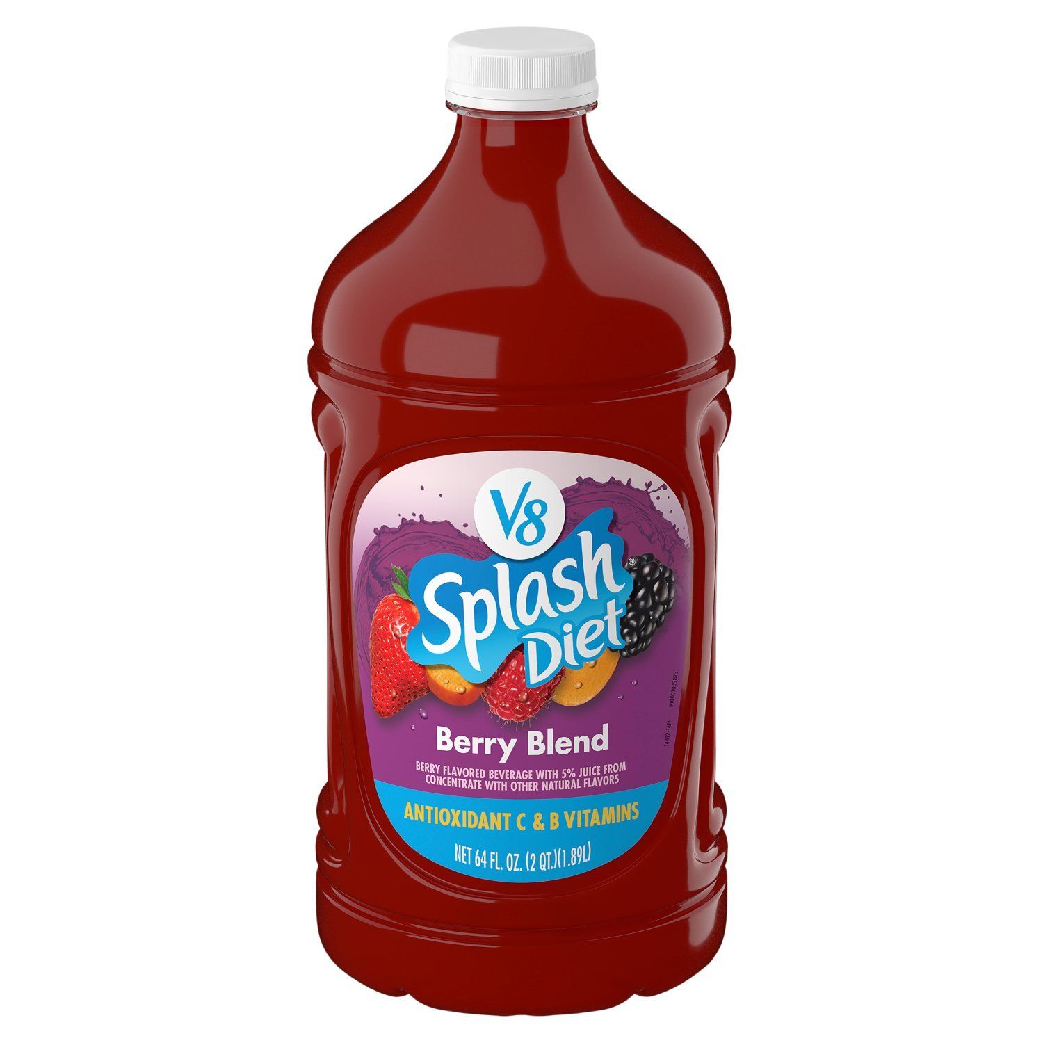 V8 Splash Diet Berry Blend Flavored Beverage, 64 fl oz