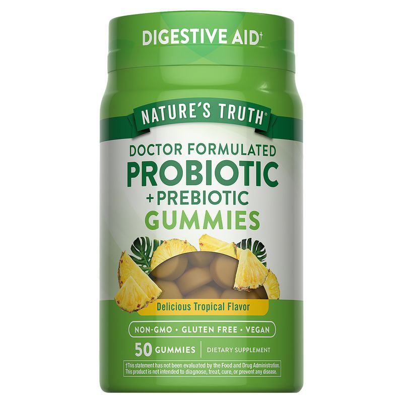 Nature's Truth Doctor Formulated Probiotic + Prebiotic Dietary Supplement, 50 count