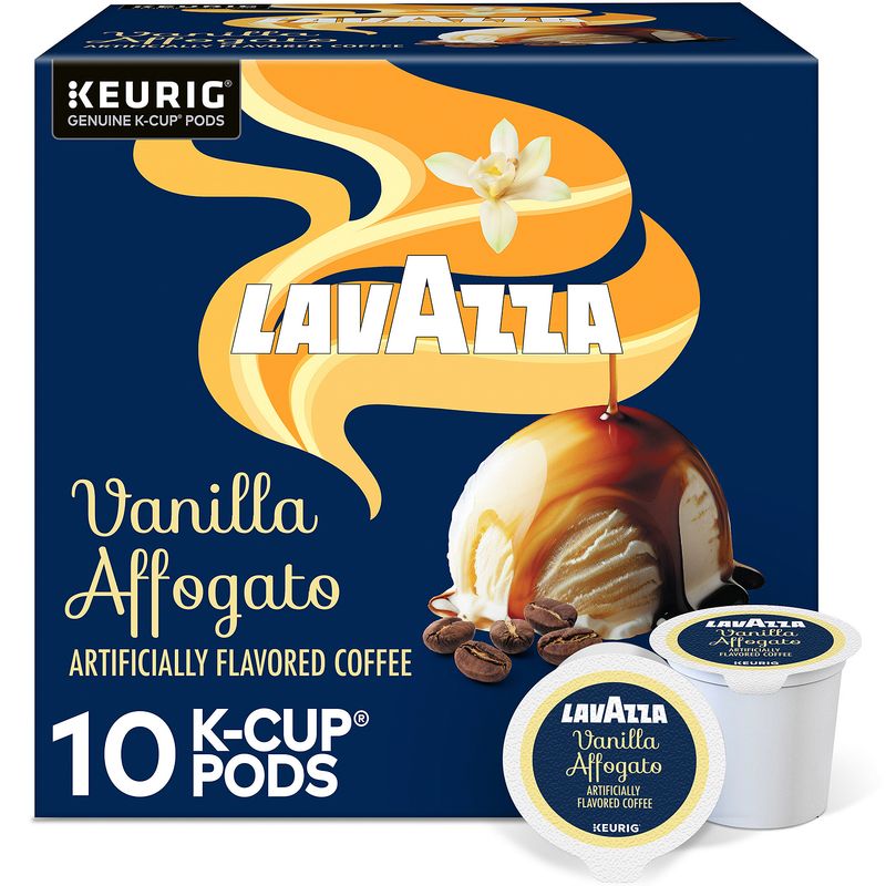 Lavazza Vanilla Affogato Coffee K-Cup Pods, 0.35 oz, 10 count