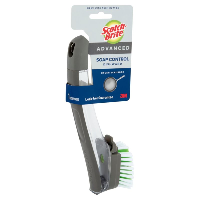Scotch-Brite™ Advanced  Soap Control Brush Scrubber Dishwand
