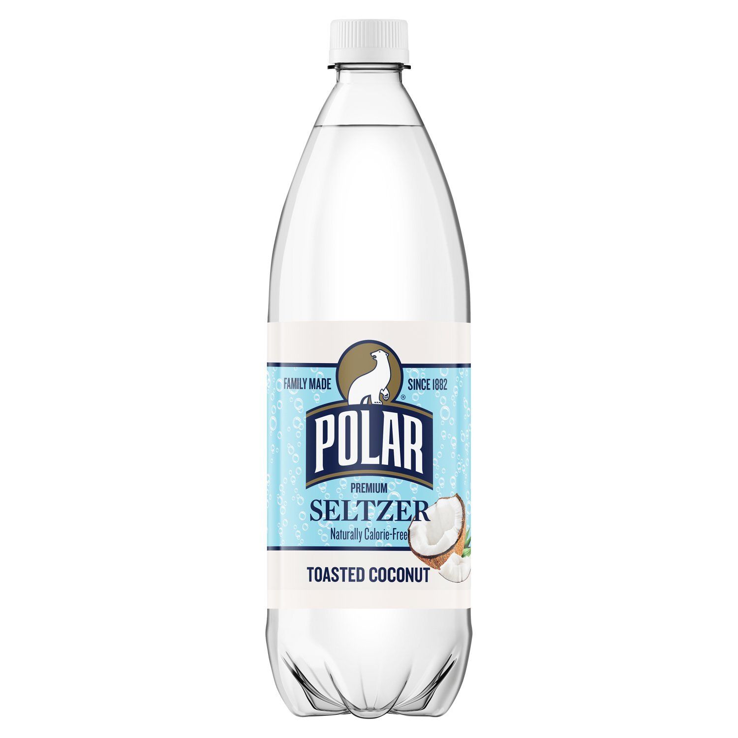 Polar Premium Toasted Coconut Seltzer, 33.8 fl oz