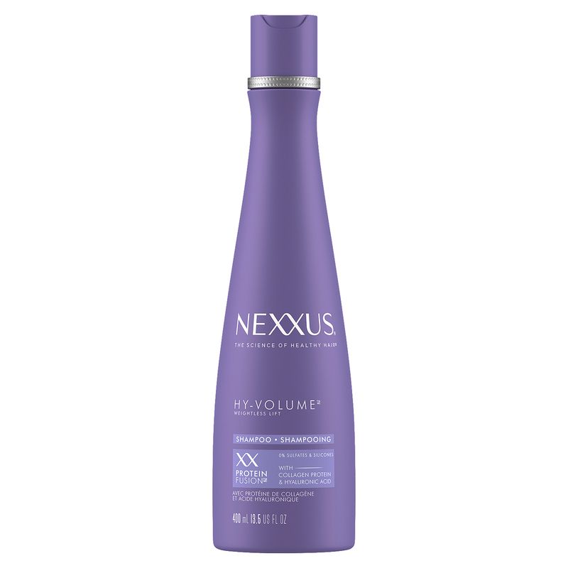 Nexxus HY-VOLUME Weightless Lift Shampoo PROTEIN FUSION with Collagen Protein &amp; Hyaluronic Acid 13.5 fl oz