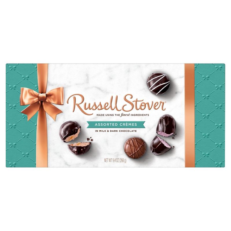 Russell Stover Assorted Crèmes in Milk &amp; Dark Chocolate, 17 count, 9.4 oz