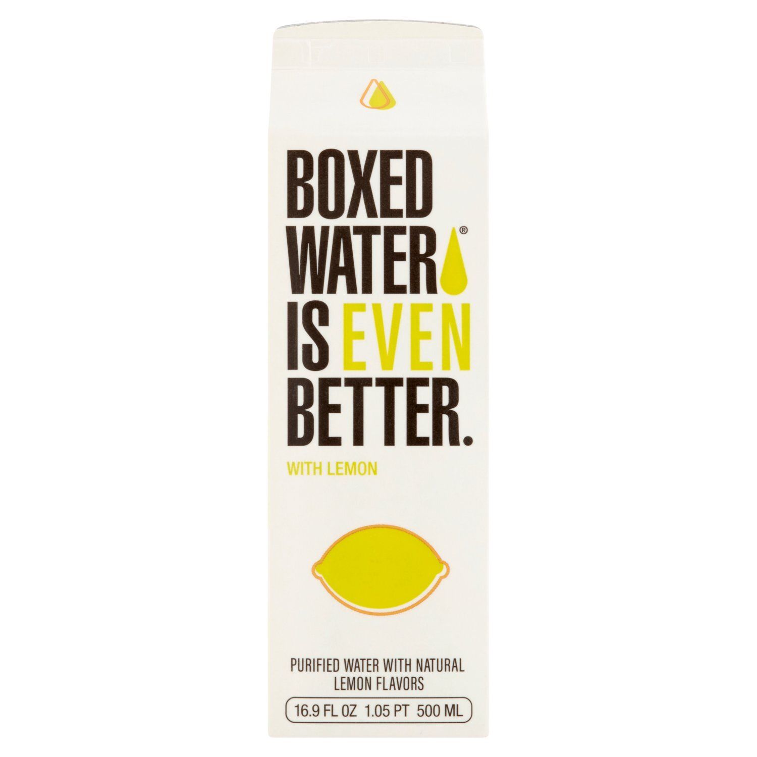 Boxed Water Is Even Better Purified Water with Lemon, 16.9 fl oz